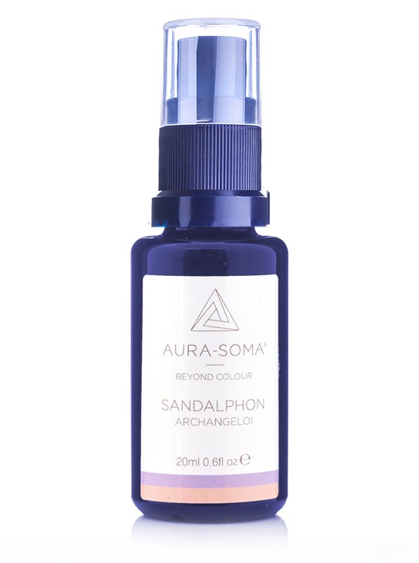 Aura-Soma ArchAngeloi Essenz Sandalphon als Sprayflasche, Begleiter für Gemeinschaft, Mitgefühl und Verbundenheit