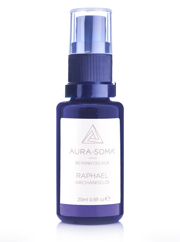 Aura-Soma ArchAngeloi Essenz Raphael als Sprayflasche, Begleiter für Frieden, Stille und inneres Hören