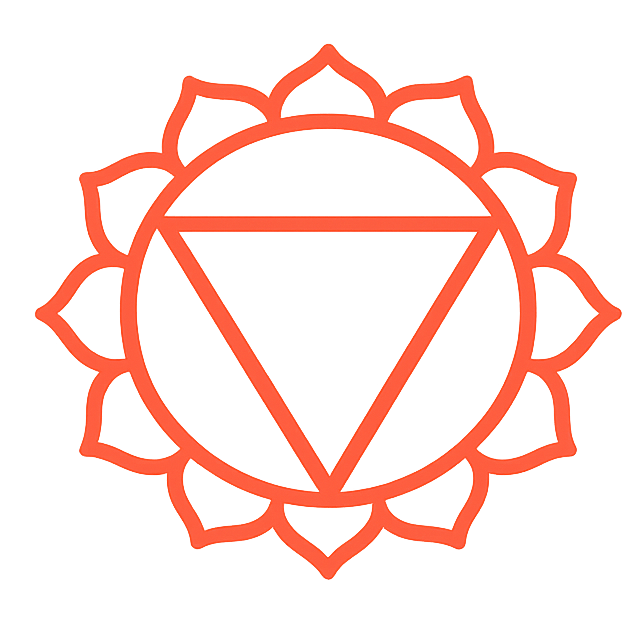 Symbol des Solarplexuschakras zur Aura-Soma Equilibrium B14