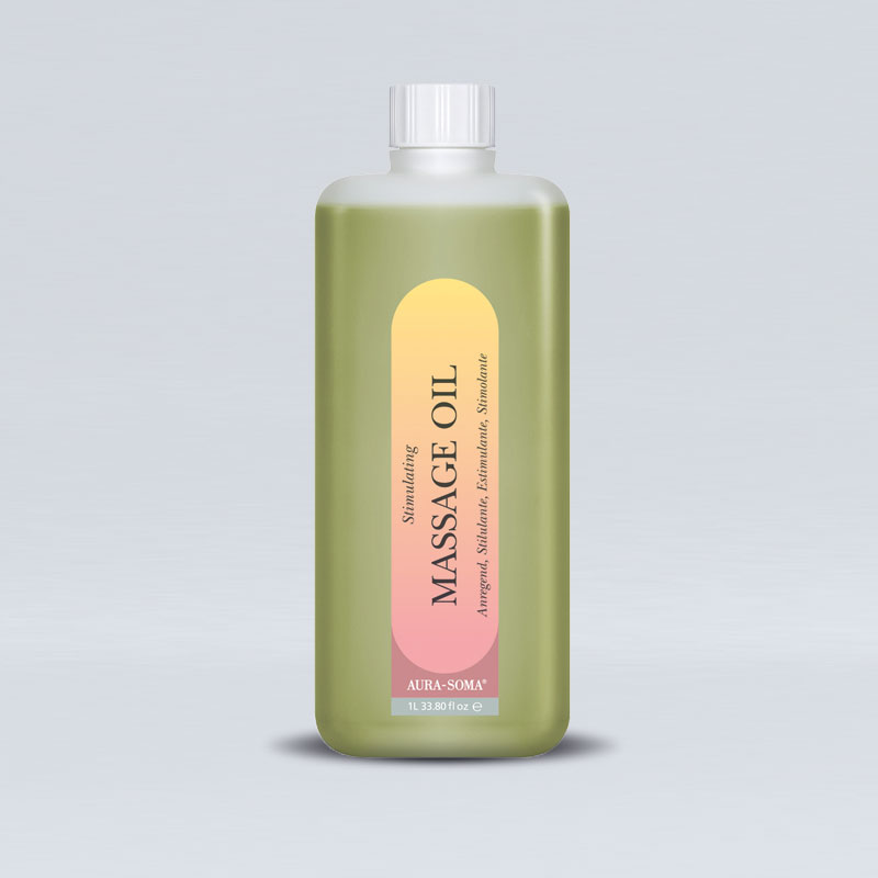 Aura-Soma Massageöl in der 1 Liter Kunststofflasche