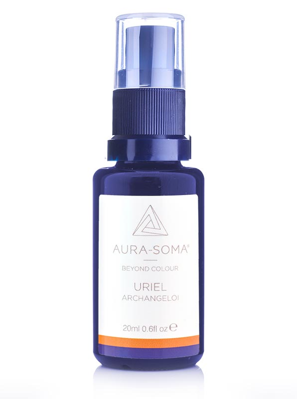 Aura-Soma ArchAngeloi Essenz Uriel als Sprayflasche, Impuls für Intuition, Weisheit und inneres Wissen