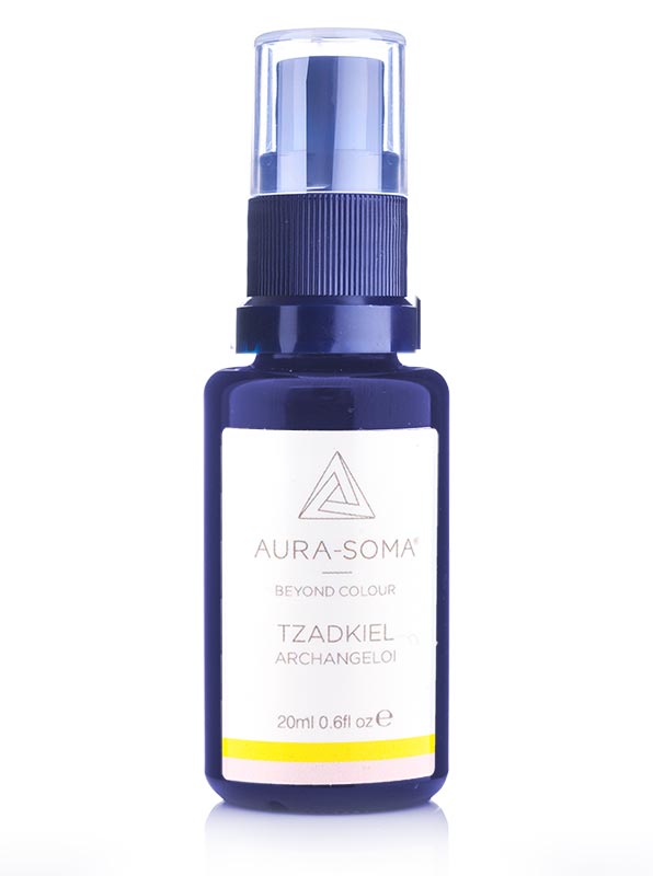 Aura-Soma ArchAngeloi Essenz Tzadkiel als Sprayflasche, Impuls für Akzeptanz, Selbstliebe und weibliche Qualitäten