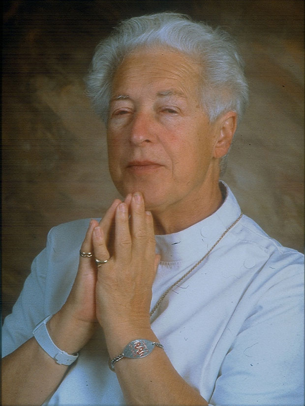 Portrait von Vicky Wall Gründerin von Aura-Soma