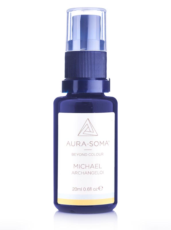 Aura-Soma ArchAngeloi Essenz Michael als Sprayflasche, Begleiter für Klarheit, Mut und herzorientierte Entscheidungen