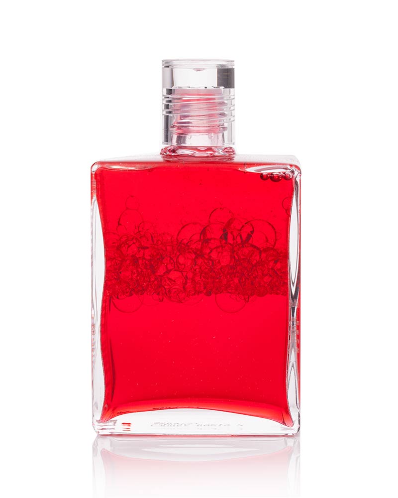 Aura-Soma Equilibriumflasche B06, verschu-ttel Aura-Soma Equilibrium Flasche B006 Energieflasche: Rot über Rot. Eine zweischichtige Glasflasche mit klarem Deckel. Verschüttel