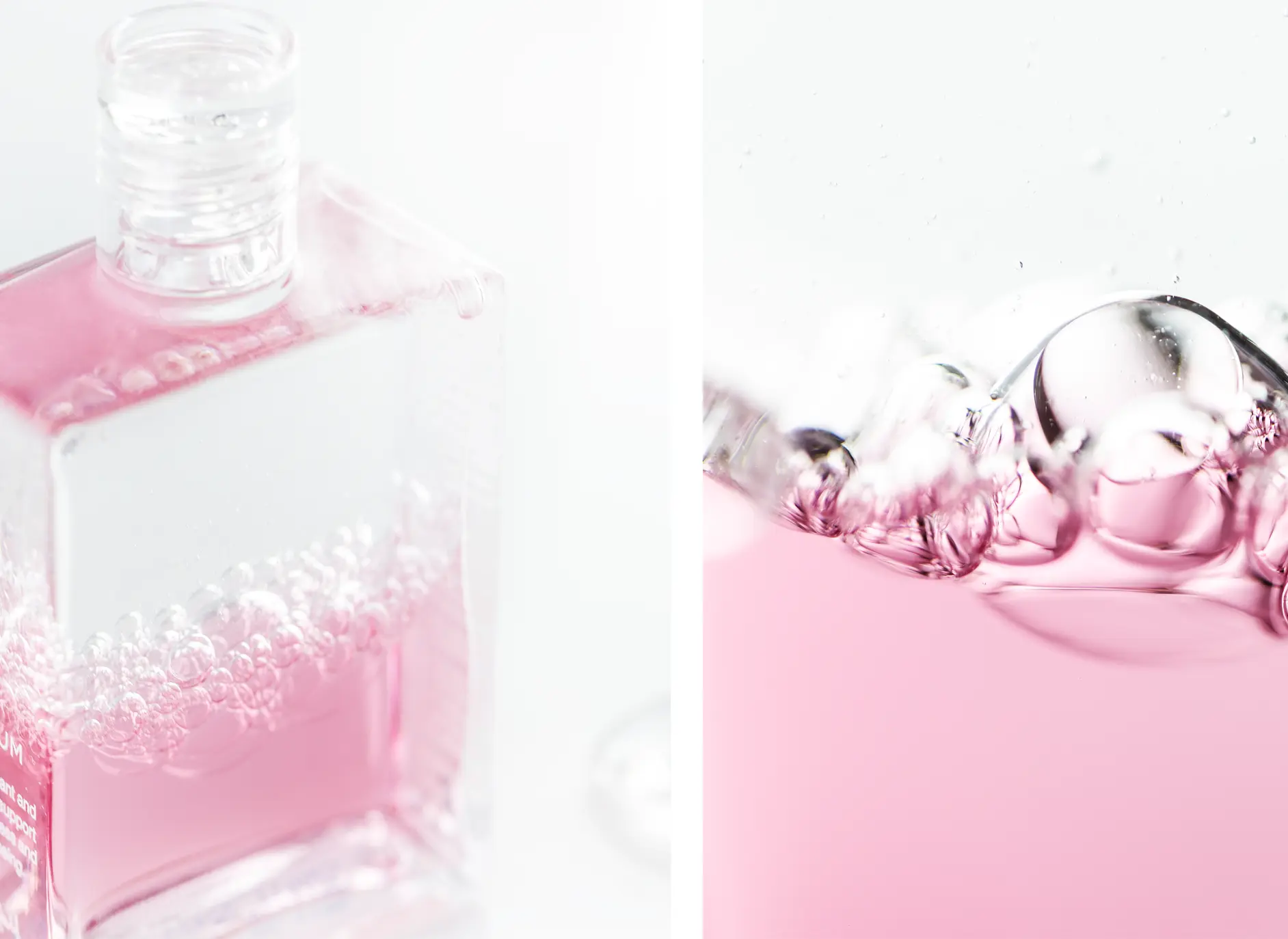 Aura-Soma Equilibrium B11 ein Kranz aus Blüten Aura-Soma Equilibrium Flasche B11 Name der Flasche: in Kranz aus Blüten: Klar über Rosa. Eine zweischichtige Glasflasche mit klarem Deckel. Detailbilder von Blasen in der Flüssigkeit.