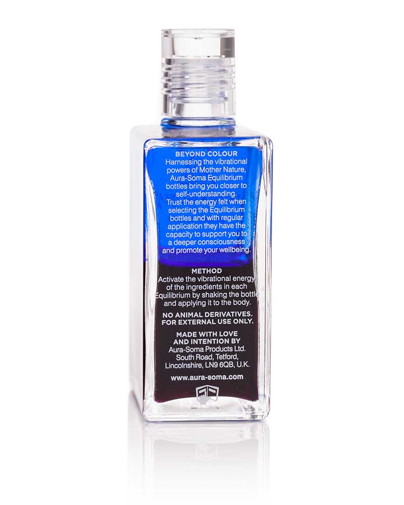 Aura-Soma Equilibrium B01 Draufsicht auf die Anwendungsmethode die auf der B01 aufgedruckt sind. Diese Details findest du unter dem Reiter Inhaltsstoffe.