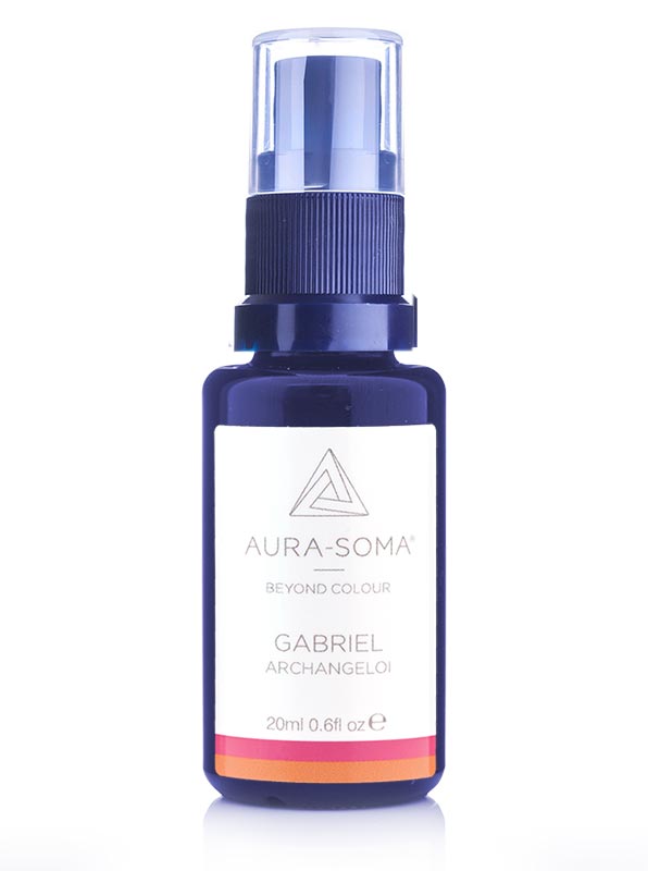 Aura-Soma ArchAngeloi Essenz Gabriel als Sprayflasche, Impuls für Fürsorge, Wärme und innere Wahrhaftigkeit