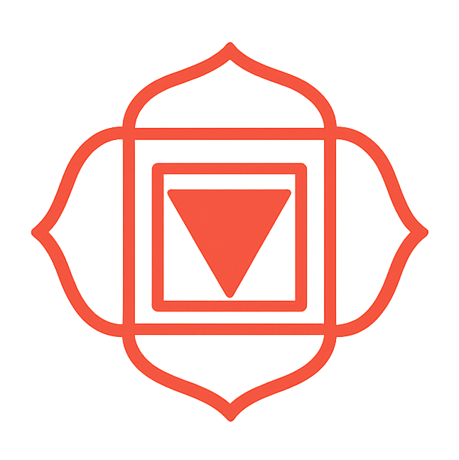 Symbol des Wurzelchakras zur Aura-Soma Equilibrium B05