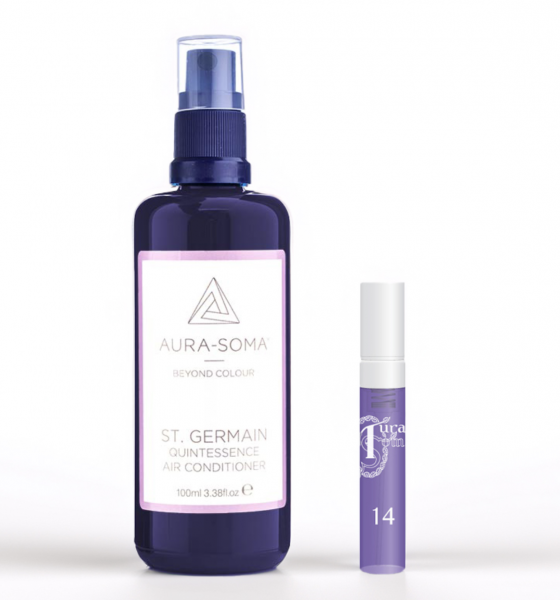 Aura-Soma Quintessenzen Raumspray "Saint Germain" – Transformation & Harmonie